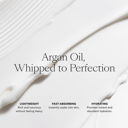 Josie Maran Whipped Argan Oil Face Butter - Anti Aging Face Cream & Redness Reducing Skin Care - Hydrating Daily Moisturizer with Shea Butter - Vegan & Cruelty-Free Formula - Unscented (50 ml)
