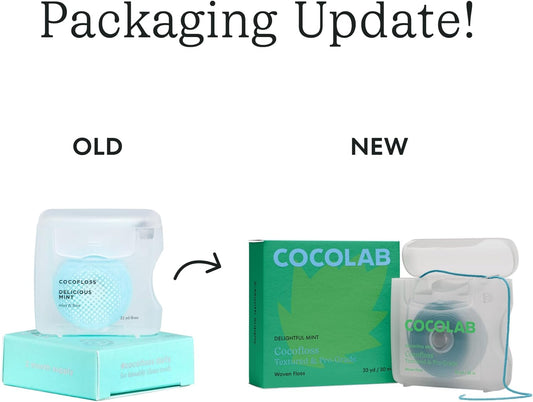 Cocofloss Woven Dental Floss, Travel Sampler, Dentist-Designed Oral Care With Coconut Oil, Waxed, Vegan, Kid-Friendly, 4 Minis In Mint, Coconut, Orange, Strawberry (8 Yd Each)