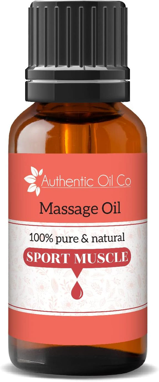 Sport Muscle Massage Oil Sport Muscle Massage Oil Made with Pure Essential Oils, Vegan Friendly and Cruelty Free, Nourishing and Moisturising (10ml) : Amazon.co.uk: Health & Personal Care