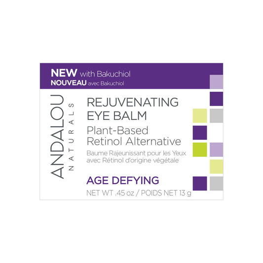Andalou Naturals Age Defying Plant-Based Retinol Alternative Eye Balm, 0.45 Oz