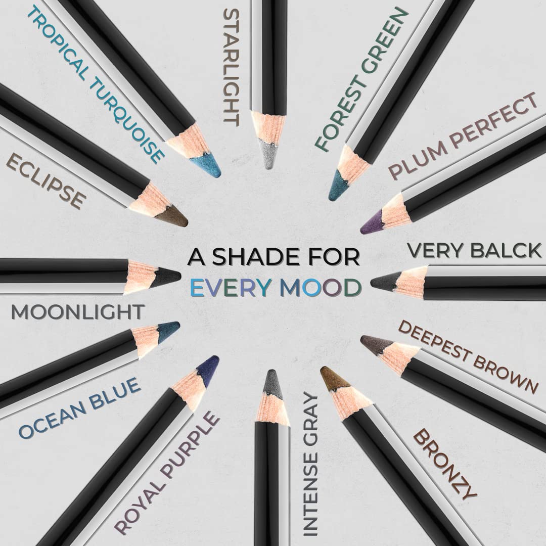 Studiomakeup Color Smooth Eyeliner Pencil – Soft Touch Eye Makeup - Smooth Texture Makeup Pencil Eyeliner - Smoky To Natural Eyeliner - Green Eyeliner Pencil Safe For Sensitive Eyes : Beauty & Personal Care