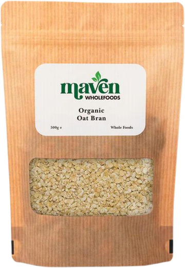 Maven Wholefoods Organic Oat Bran 1Kg | Gmo Free | Vegan | Natural | Source Of Protien | High Fibre | No Additives | Suitable For Vegetarian | Easy To Cook | Packed Fresh In Resealable Bags
