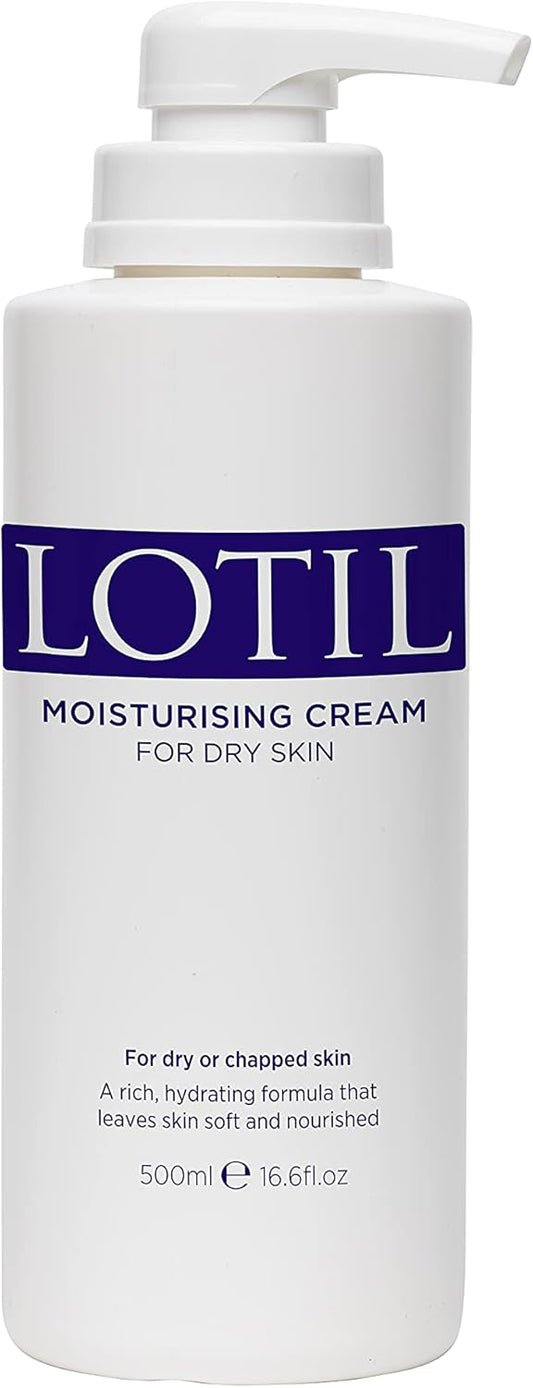 Lotil Moisturising Cream Pump Dispenser, 500 Ml