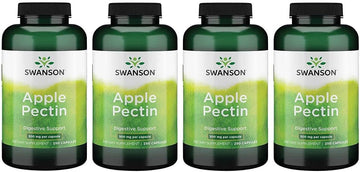 Swanson Apple Pectin 300 Milligrams 250 Capsules (4 Pack)