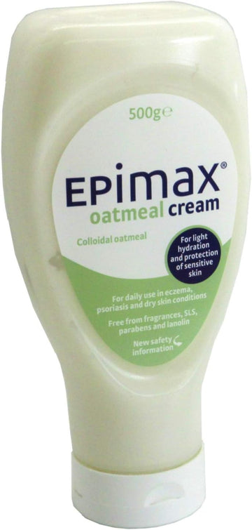3 X Epimax Oatmeal Cream 500G For Eczema/Psoriasis