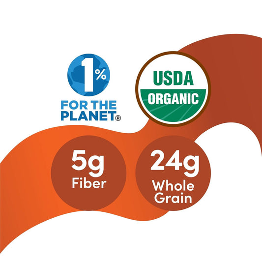 Kashi Cold Breakfast Cereal, Vegetarian, Organic Fiber Cereal, Warm Cinnamon, 12Oz Box (1 Box)