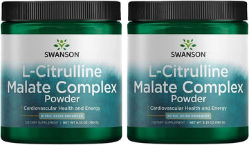 Swanson Amino Acid L-Citrulline Malate Complex 6.35 Ounce (180 G) Pwdr (2 Pack)