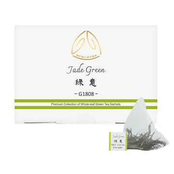 Gtglotra Premium Full-Leaf Loose Green Tea, 24 Pyramid Bags(4 Pack), 100% Natural No Additives, Easy Brew, Biodegradable Tea Whole Leaf Tea Sampler, Family Size, Suitable For Gifts, Office Reception