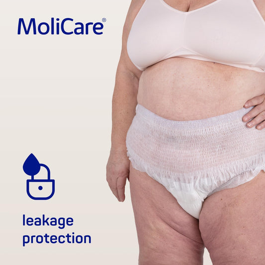 Molicare Premium Mobile 6 Drops Size Xxl Incontinence Pants With Reliable Leakage Protection, Disposable Pull-Up Pants For Moderate Incontinence, Comfortable Fit, Odour Neutralising, 14 Pieces
