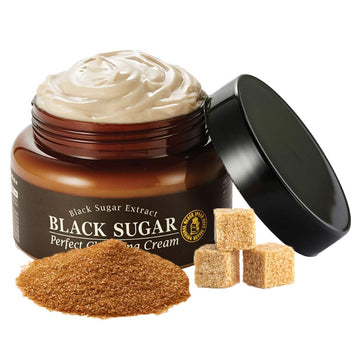 Skinfood Black Sugar Perfect Cleansing Cream For Face 230Ml - Oil Texture Deep Makeup Cleansing - Massage Cream For Smooth And Clear Body Skin - Safe For Men And Women (7.78 Oz)