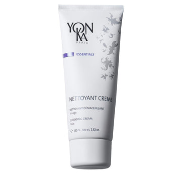 Yonka Nettoyant Creme (100Ml) Cleansing Makeup Remover Cream, Remove Impurities With Calming Peppermint And Plant Glycerin, Sensitive To Acne Prone Skin, Paraben-Free