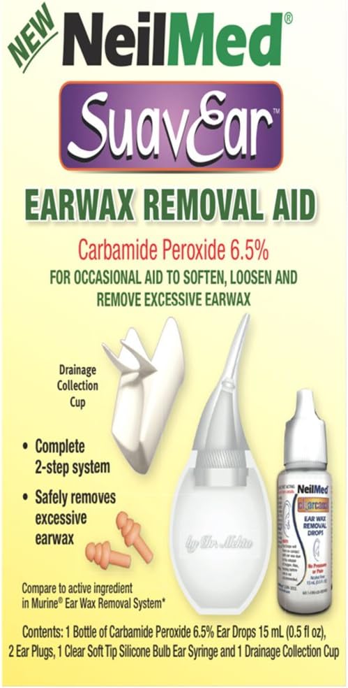 Neilmed Suavear Ear Wax Removal Aid, 0.20 Pound