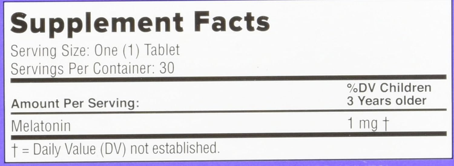 Zarbee's Naturals Children's Sleep Melatonin Supplement Chewable Tablets Grape Flavor - 30 ct, Pack of 2
