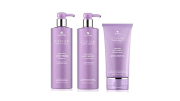 Alterna Caviar Anti-Aging Smoothing Anti-Frizz Shampoo, Conditioner, Blowout Butter Regimen Jumbo Set | Smooths Hair, Tames Frizz | Sulfate Free