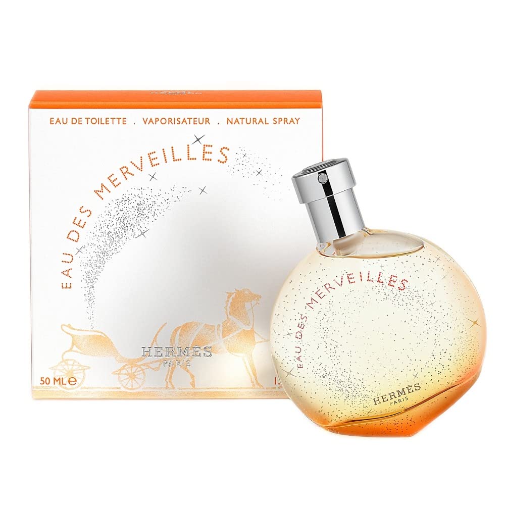 Hermes Eau De Merveilles Eau De Toilette For Women, 1.7 Ounce : Beauty & Personal Care