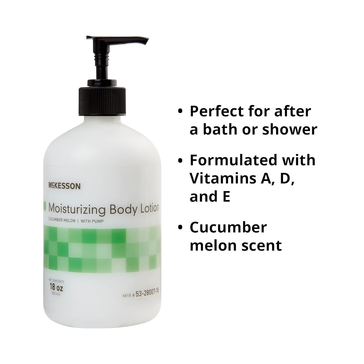 Mckesson Moisturizing Body Lotion, Cucumber Melon Scent, 8 Oz, 1 Count : Beauty & Personal Care
