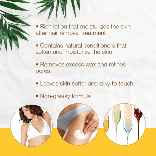 GiGi Post Epilation Lotion – After-Wax Skin Care (8 oz, Post-Epiliation)