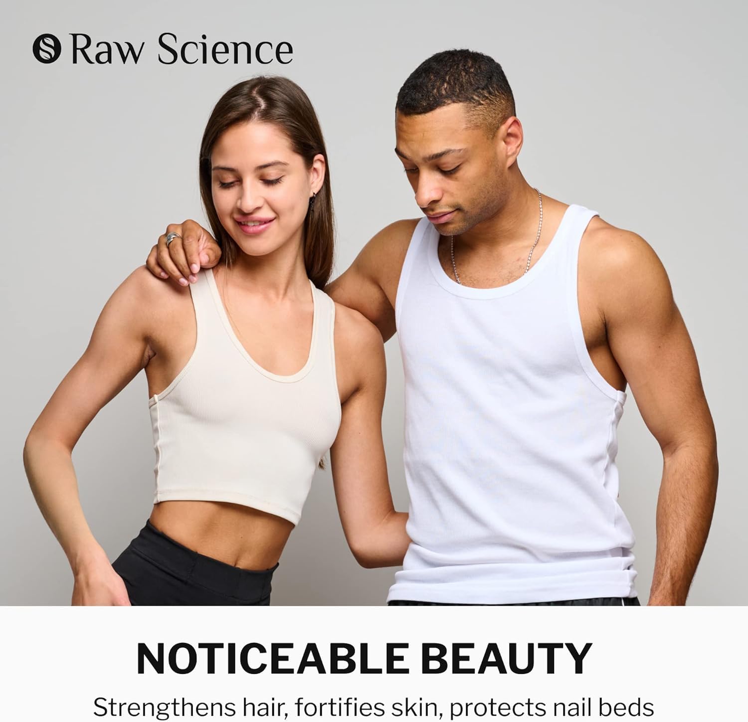S RAW SCIENCE Vitamins for Healthy Hair, Skin and Nails - Biotin & Collagen & Keratin Capsules 25000mcg 60pcs and Biotin & Collagen Drops 30000mcg 2oz : Health & Household