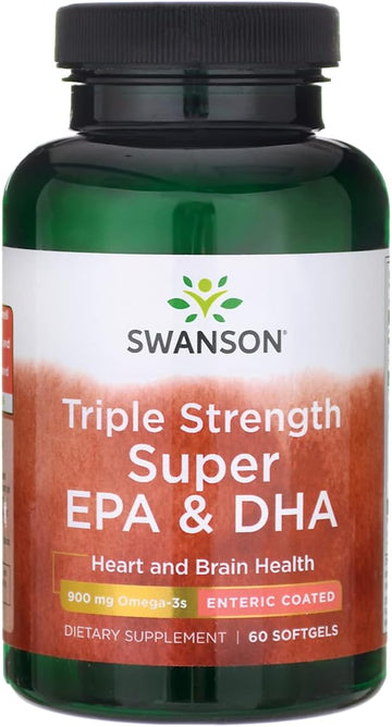 Swanson Triple Strength Super Epa & Dha - Enteric Coated 60 Sgels