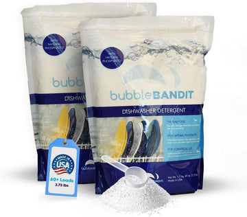 Dishwasher Powder Detergent With Phosphate(Pack Of 2). The Best Dishwasher Detergent For Spotless Dishes In Hard Water! All-In-One (Soak, Wash & Rinse),(7.5 Lbs.)