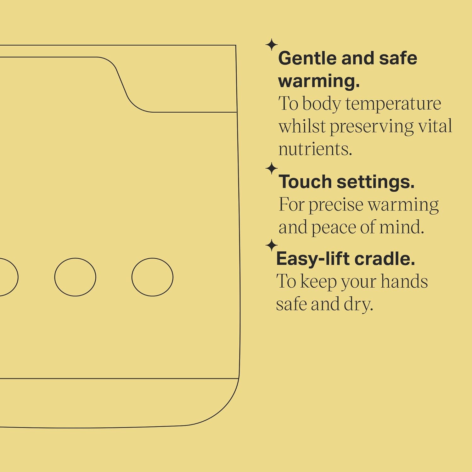 Tommee Tippee Baby Bottle And Food Warmer, Warms Breast Milk, Formula, Jars And Pouches To Body Temperature In Minutes, Automatic Timer, Touch Settings, White : Baby