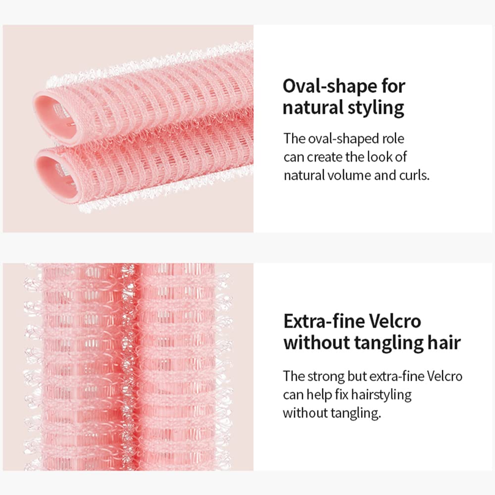 Masil Hair Roller Pins (2P) Bangs Style Hair Clips Volume Curling Natural Styling Hairstyling, Pink