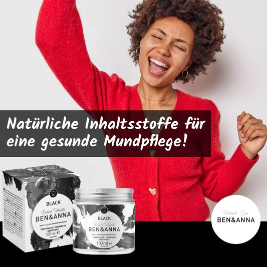 Ben & Anna Black - Natural Toothpaste - 100Ml