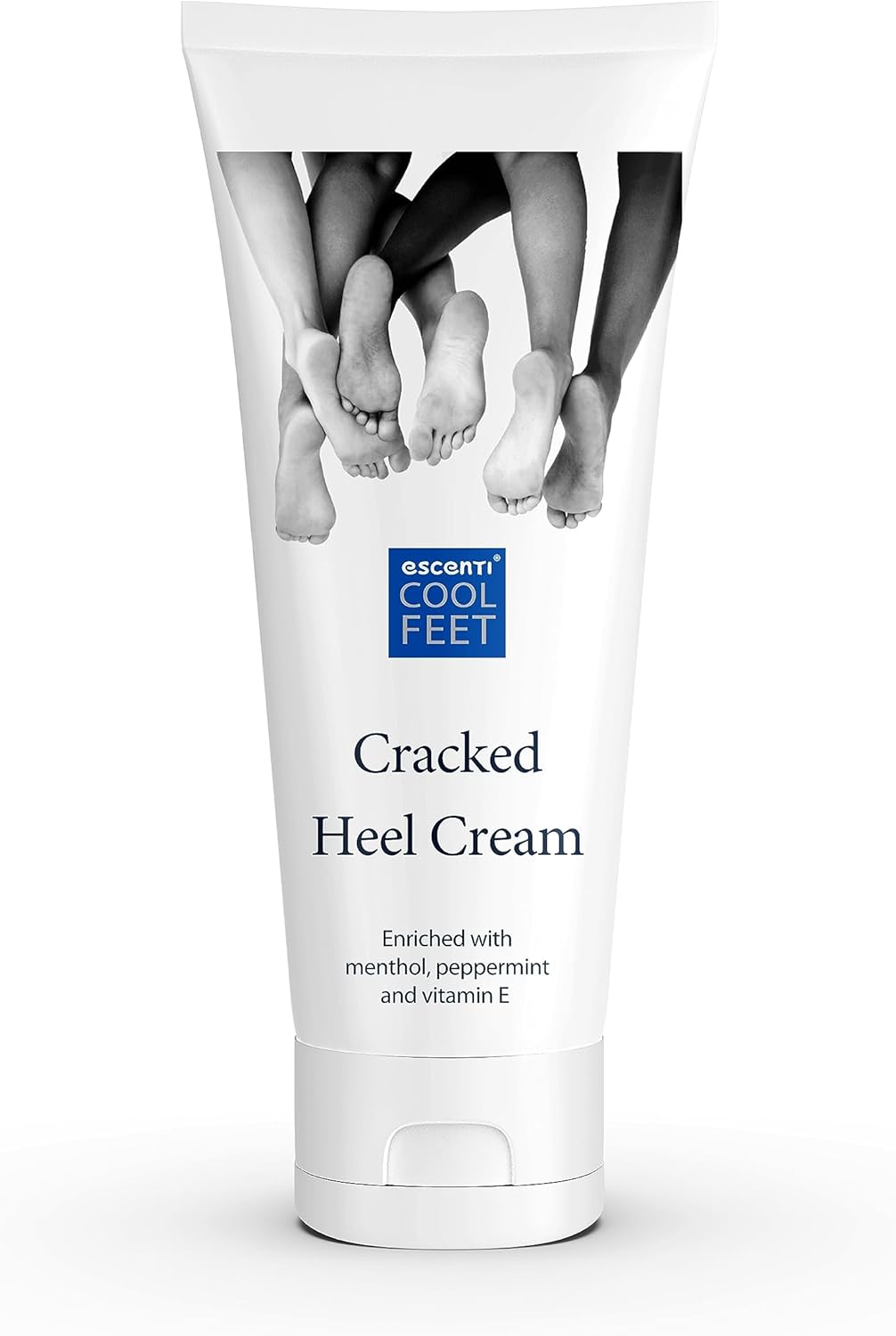 Escenti Cool Feet Cracked Heel Cream - Enriched With Menthol, Peppermint & Vitamin E | Helps Cracked Dry Skin Become Soft & Supply (100Ml)