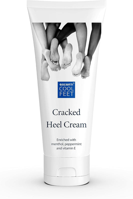 Escenti Cool Feet Cracked Heel Cream - Enriched With Menthol, Peppermint & Vitamin E | Helps Cracked Dry Skin Become Soft & Supply (100Ml)