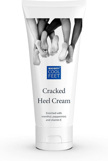 Escenti Cool Feet Cracked Heel Cream - Enriched With Menthol, Peppermint & Vitamin E | Helps Cracked Dry Skin Become Soft & Supply (100Ml)