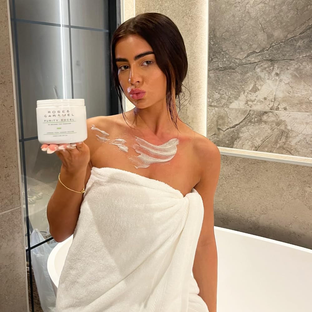 Rose & Caramel Unity Unisex Excel Power Scrub 60 Second Tan Remover : Amazon.co.uk: Beauty