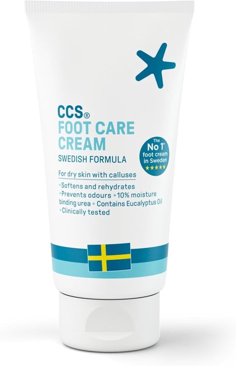 CCS Foot Care Cream for Cracked Heels and Dry Skin 75ml - Foot Cream with 10% Urea and Eucalyptus Oil - Moisturise and Soften Hard, Rough Skin and Callused Feet : Amazon.co.uk: Beauty