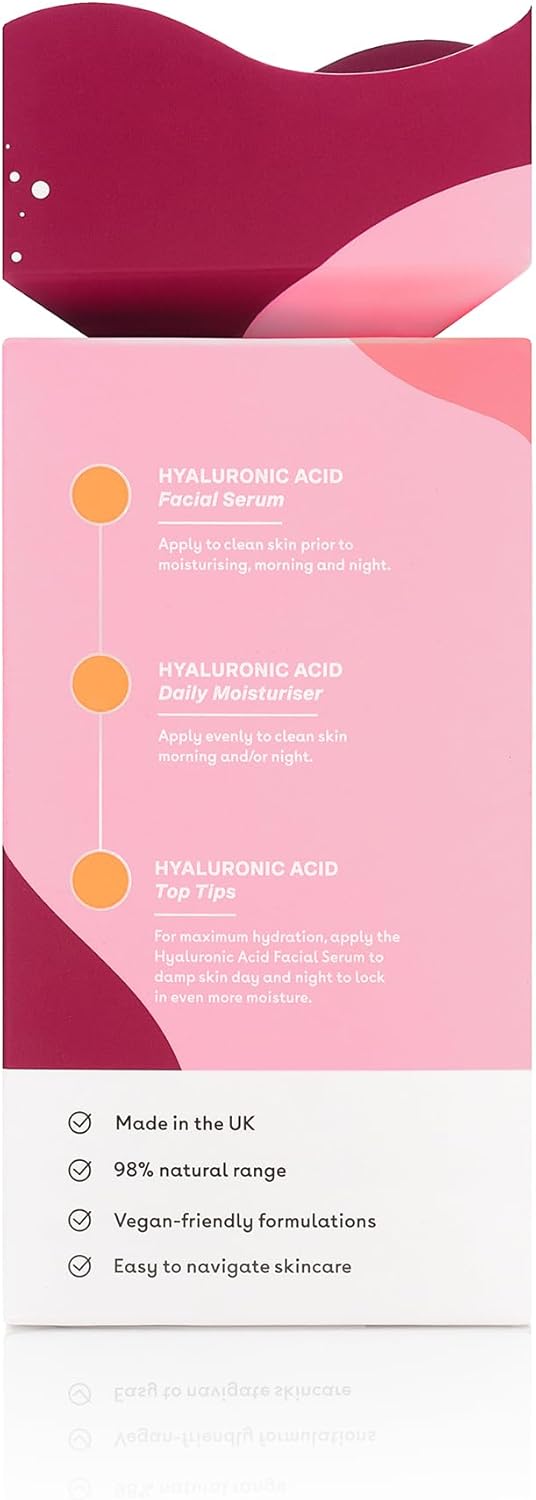 Q+A Hydrating Heroes Skincare Gift Set, Contains Hyaluronic Acid Facial Serum 30ml, Hyaluronic Acid Daily Moisturiser 75ml, Natural Hydration for All Skin Types, Softens & Plumps for Radiant Glow : Amazon.co.uk: Beauty