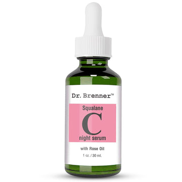 Vitamin C Serum (Tetrahexyldecyl Ascorbate) Night Oil Treatment With Squalane And Pure Rose Oil For Firmer, Glowing Skin, By Dr. Brenner 1 Oz