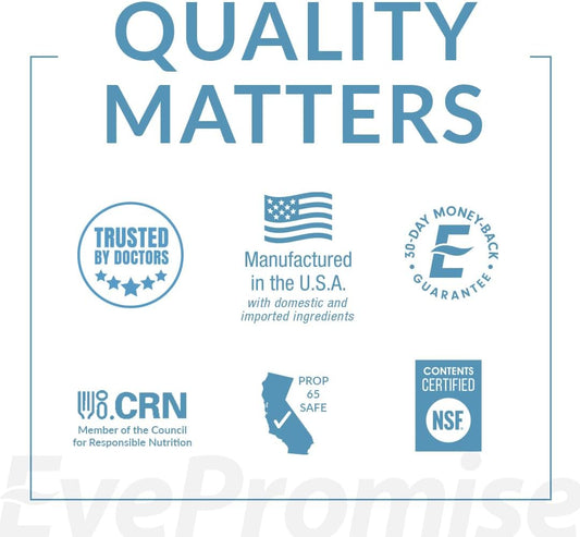 Eyepromise Ez Tears Eye Vitamin – Occasional Eye Irritation Supplement - Omega-3S And 8 Other Soothing Ingredients - For Irritation, Dryness, Itching, Redness