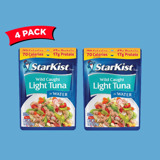 Starkist Chunk Light Tuna In Water, 2.6 Oz, Pack Of 4