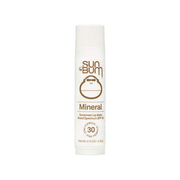 Sun Bum Spf 30 Mineral Sunscreen Lip Balm | Vegan And Hawaii 104 Act Compliant (Octinoxate & Oxybenzone Free) Broad Spectrum Natural Lip Care With Uva/Uvb Protection | .15 Oz