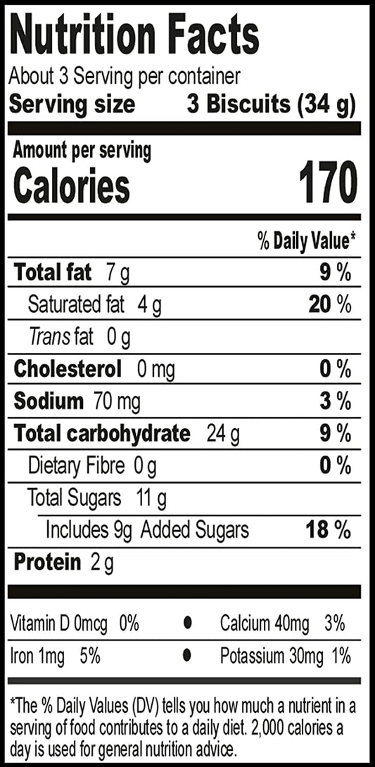 Britannia Milk Bikis Cookies 3.52Oz (100G) - Cream Sandwiched Crispy Cookies - Kids Favorite Breakfast & Tea Time Snacks (Pack Of 12)