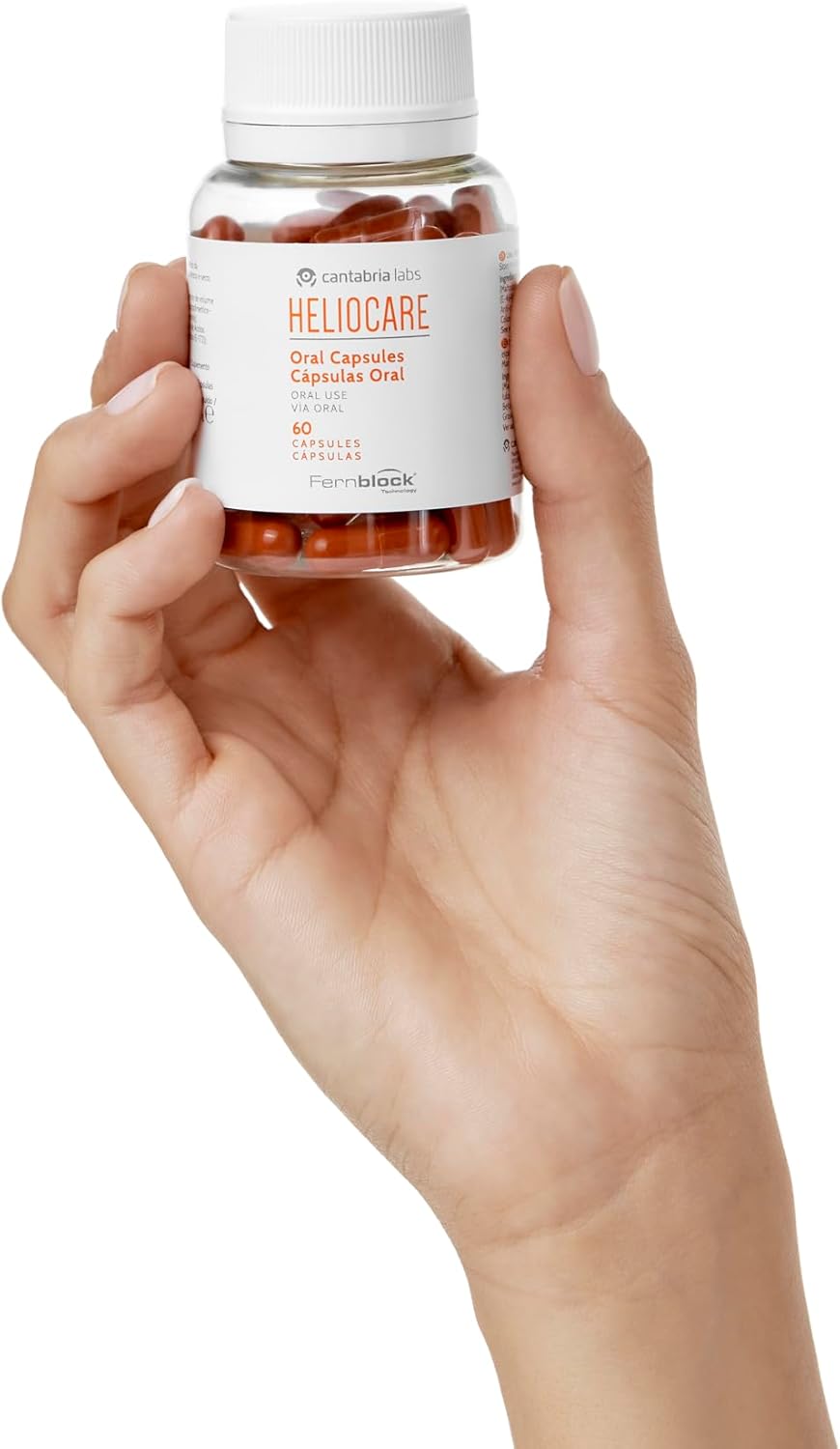 Heliocare Oral Capsules (60 Capsules) Sun Protection Supplements | Extra Protective Skin Care Boost - Prolong Suntan And Prevent Photoageing | Protects Against Uva, Uvb, Visible And Infrared Hazards