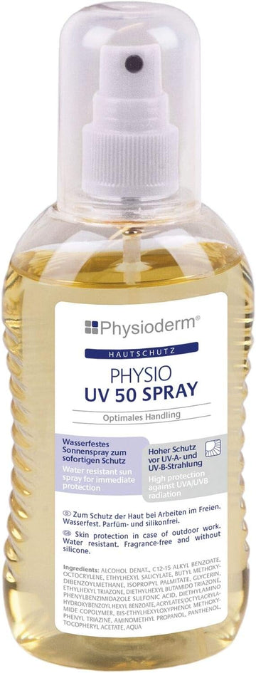 Physioderm Physio Uv50 Sun Protection Spray 200 Ml