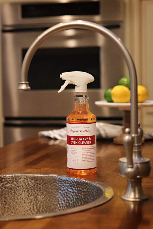Bryson Brothers 24 Fl Oz Microwave and Oven Cleaner - Non-Toxic Formula Cleans and Degreases All Oven Types and BBQ Grills : Health & Household