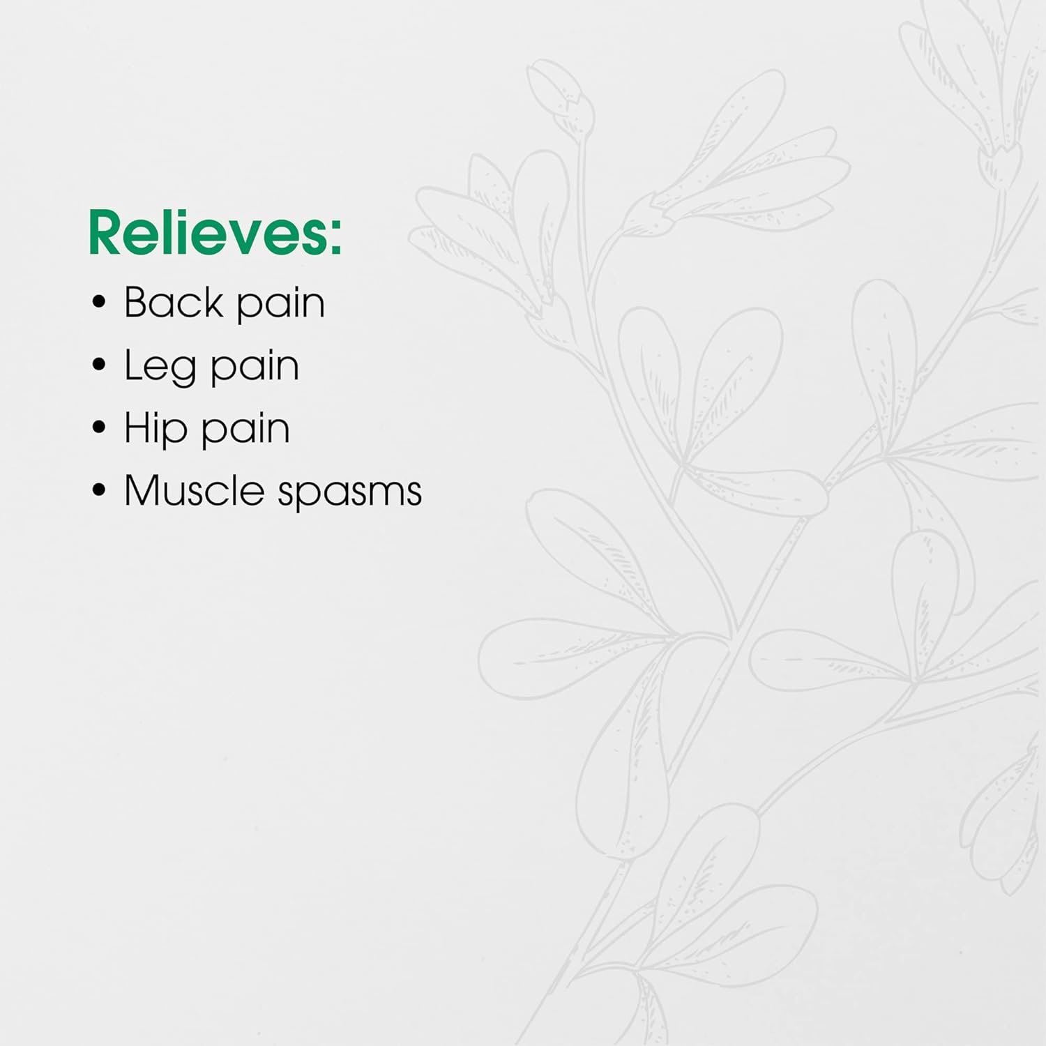 BHI Back Natural Back, Hip & Leg Pain Relief - 6 Powerful Multi-Sympto