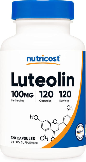 Nutricost Luteolin 100Mg 120 Capsules - Vegetarian Friendly, Non-Gmo, Gluten Free