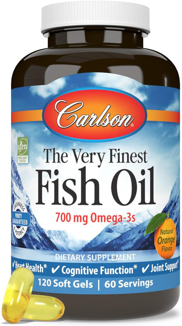 The Very Finest Fish Oil 700 Milligrams 120 + 30 Free Sgels