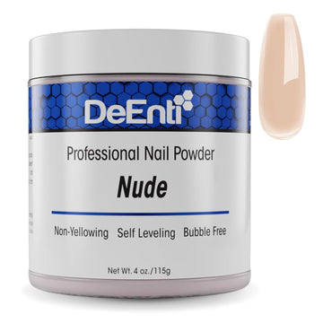 Deenti Acrylic Nail Powder, 4Oz Nude Acrylic Powder Dip For Nails, Long Lasting Salon Quality, Bubble Free Professional Nail Powder For Manicure Nail Art, Fake Nails, Nail Carving & Extensions