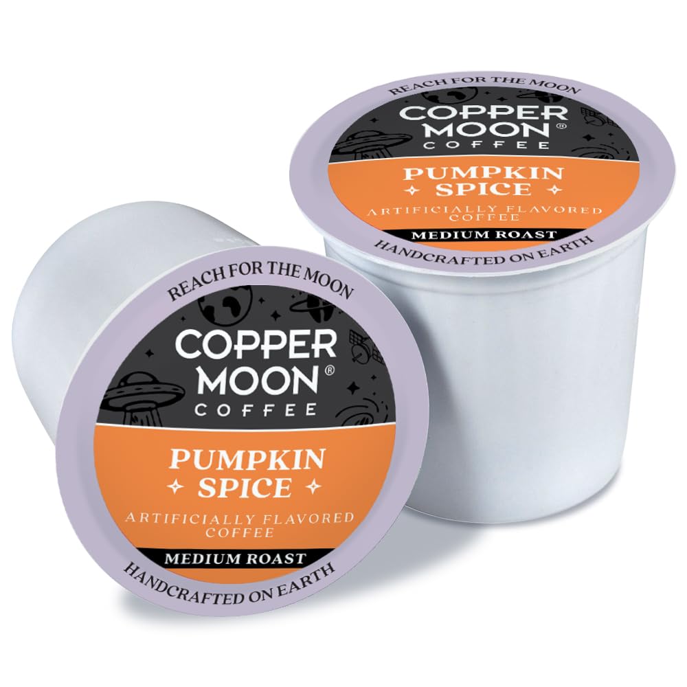 Copper Moon Single Serve Coffee Pods For Keurig K-Cup Brewers, Medium Roast, Pumpkin Spice Blend, 12 Count