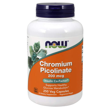 Now Supplements, Chromium Picolinate 200 Mcg, Insulin Co-Factor