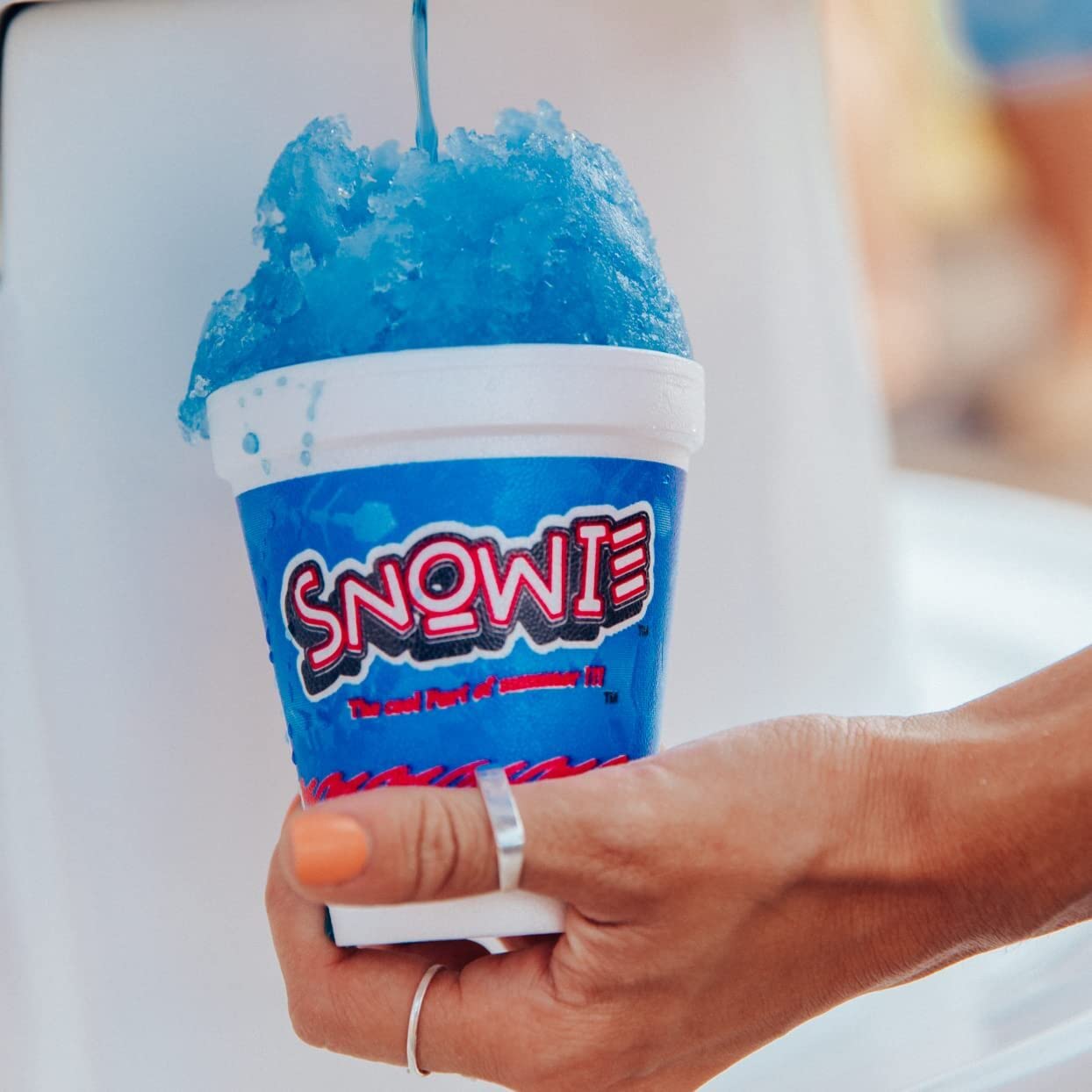 Snowie - Shaved Ice Snow Cone Ready To Use Syrup - Pint (Flavor: Orange Pineapple) : Grocery & Gourmet Food