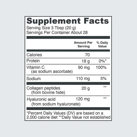 Vital Proteins Collagen Peptides With Hyaluronic Acid And Vitamin C, Shrink-Wrapped 9.33Oz Bundle, Hydrolyzed Collagen - 20G Per Serving - Unflavored + Havc 9.33Oz Canister Pack Of 2