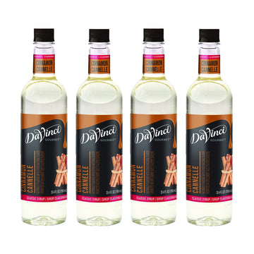 Davinci Gourmet Classic Cinnamon Syrup, 25.4 Fluid Ounce (Pack Of 4)